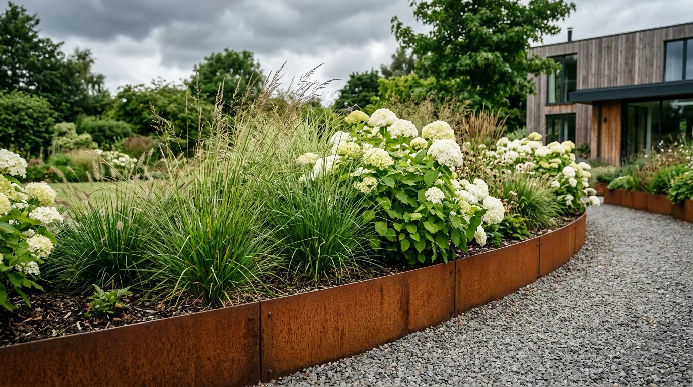 14 Genius Flowerbed Edging Ideas to Define Your Garden Beds idea 11