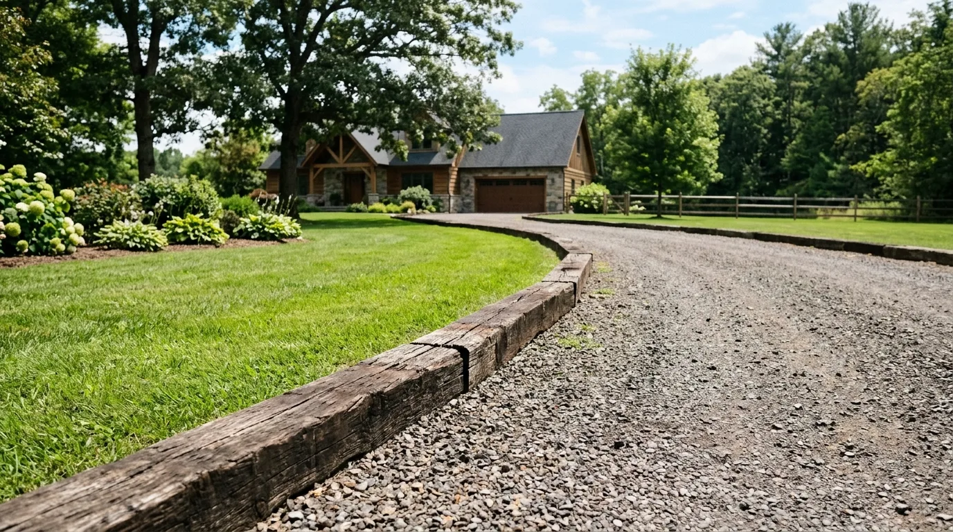 15 Genius Railroad Tie Landscaping Ideas for Rustic Edging idea 8