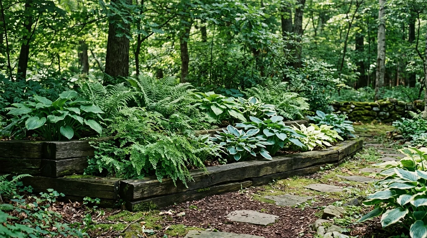 15 Genius Railroad Tie Landscaping Ideas for Rustic Edging idea 9