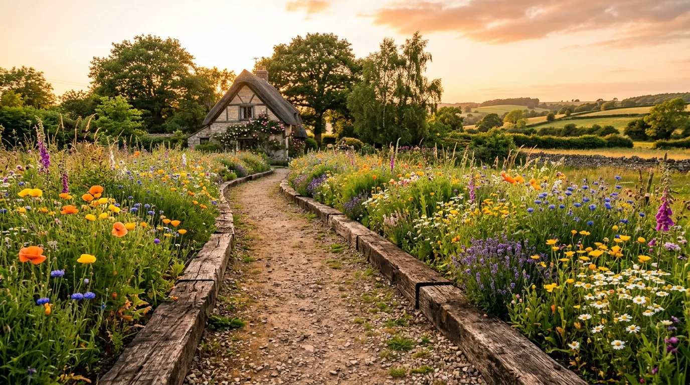 15 Genius Railroad Tie Landscaping Ideas for Rustic Edging idea 11