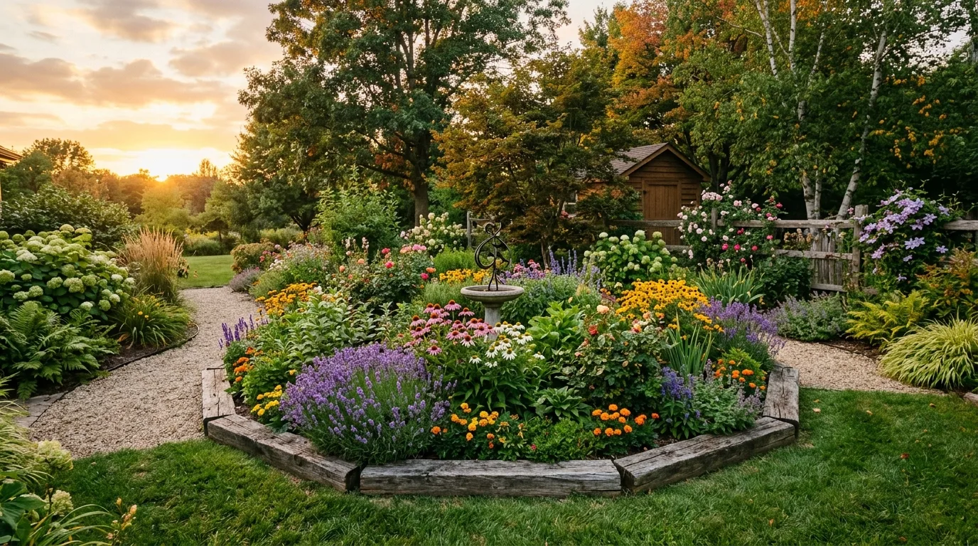 15 Genius Railroad Tie Landscaping Ideas for Rustic Edging idea 15