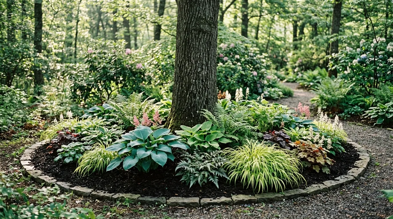 12 Genius Under Tree Landscaping Ideas for Shady Spots idea 4