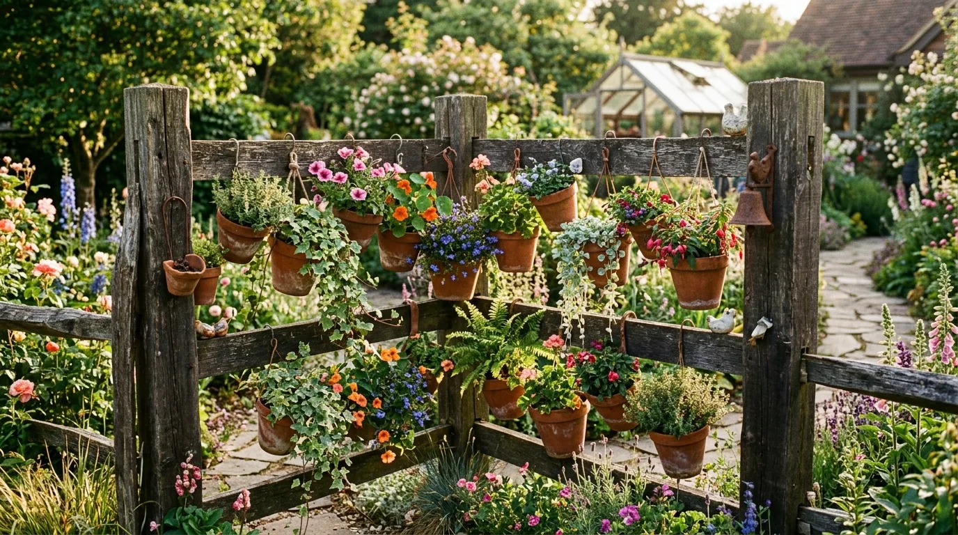 14 Gorgeous Fence Art Ideas to Beautify a Blank Backdrop idea 3