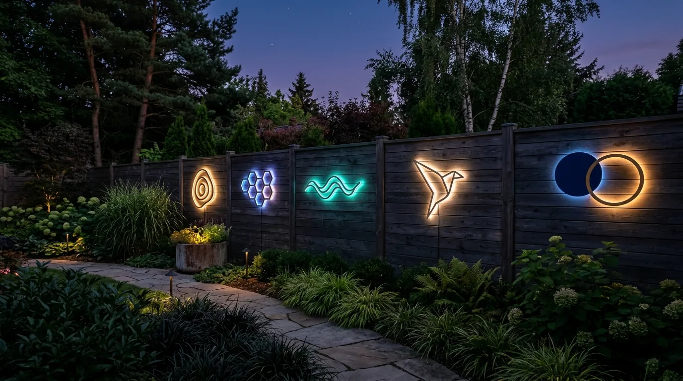 14 Gorgeous Fence Art Ideas to Beautify a Blank Backdrop idea 10