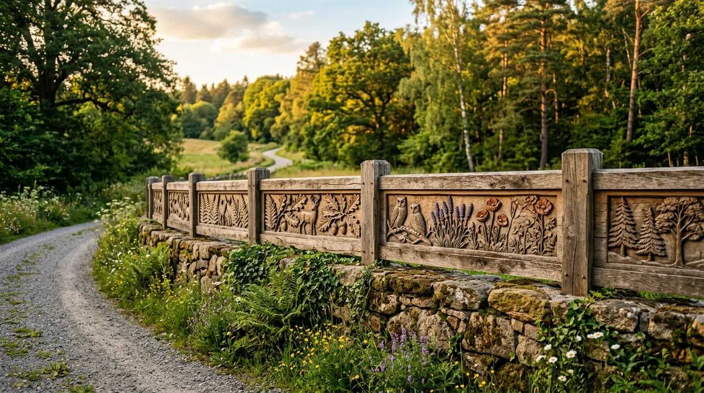 14 Gorgeous Fence Art Ideas to Beautify a Blank Backdrop idea 11