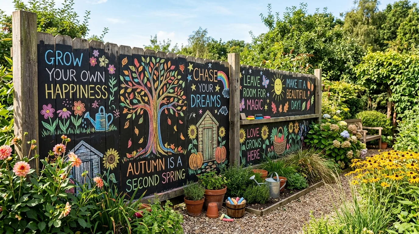 14 Gorgeous Fence Art Ideas to Beautify a Blank Backdrop idea 12