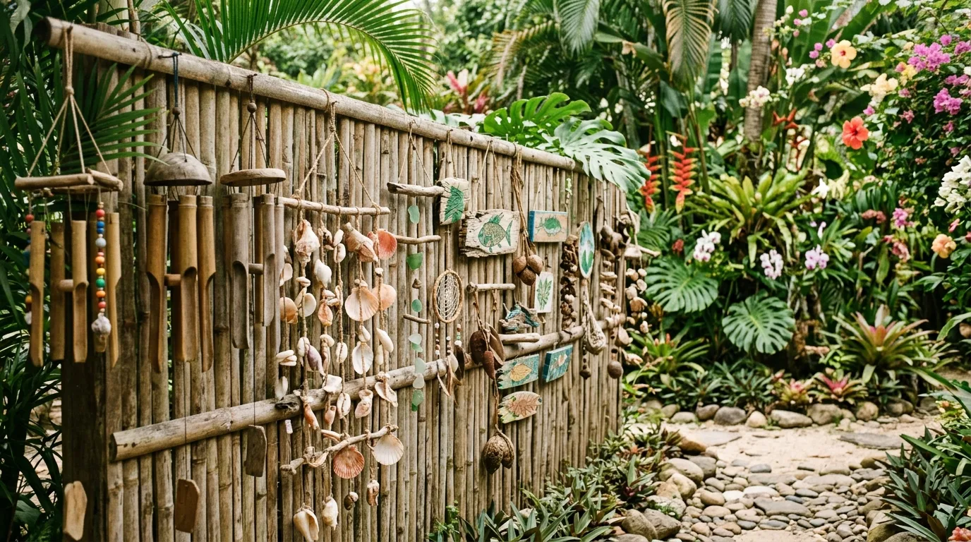 14 Gorgeous Fence Art Ideas to Beautify a Blank Backdrop idea 13