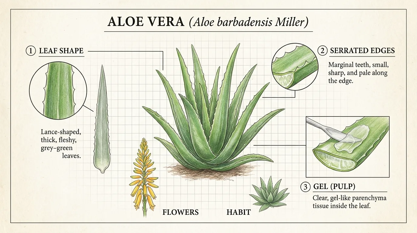 14 Healing Plant Guide How to Identify Medicinal Aloe Vera Plant idea 13