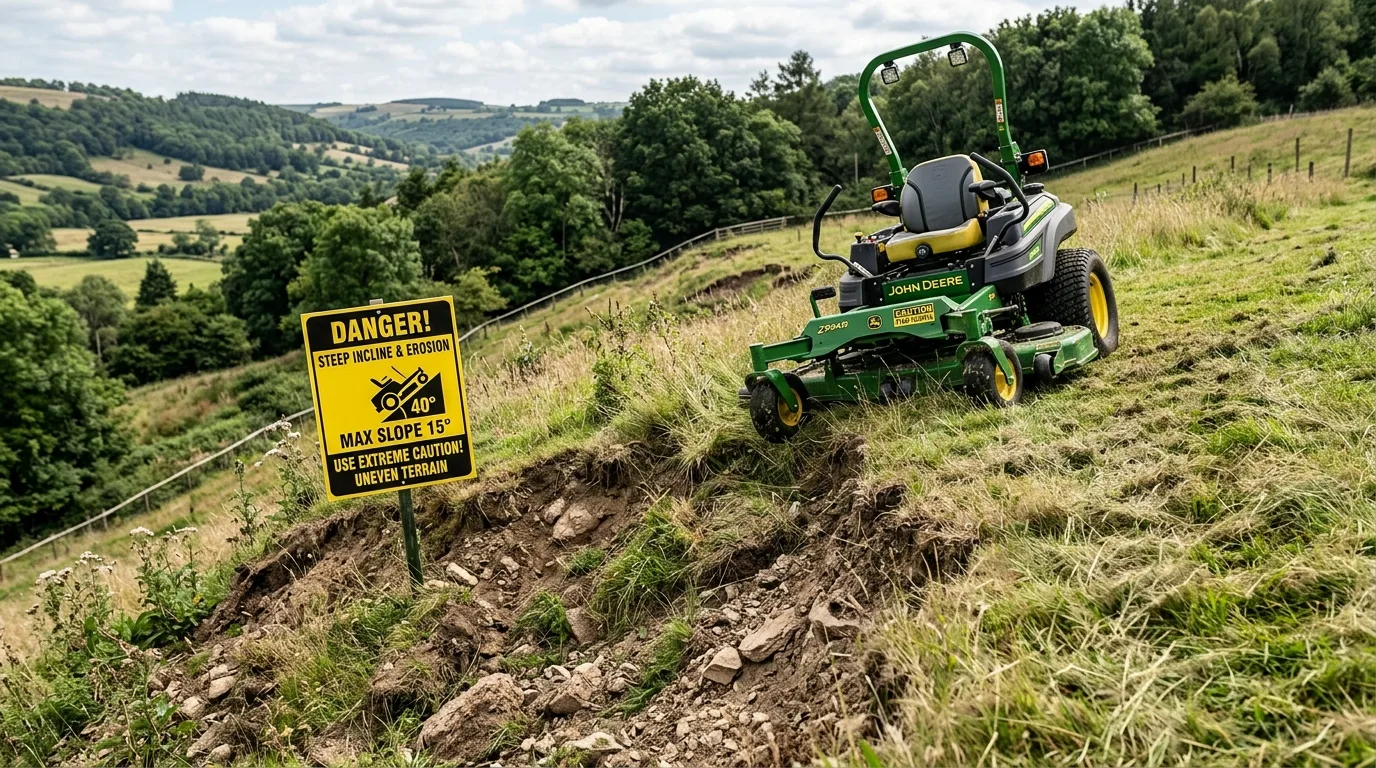 11 Hillside Mowing Alert Dangers of Zero Turn Mowers on Hills idea 4