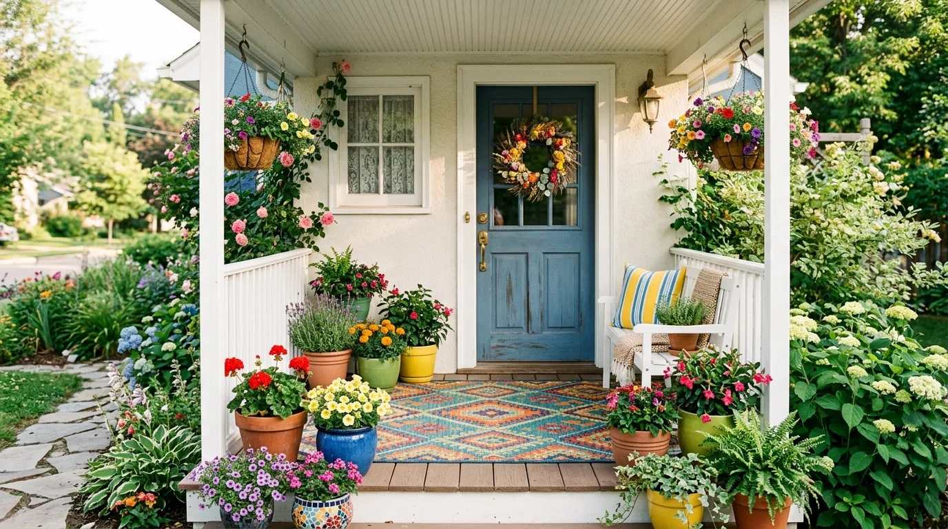 15 Inviting Front Porch Ideas to Boost Your Home's Welcome idea 4