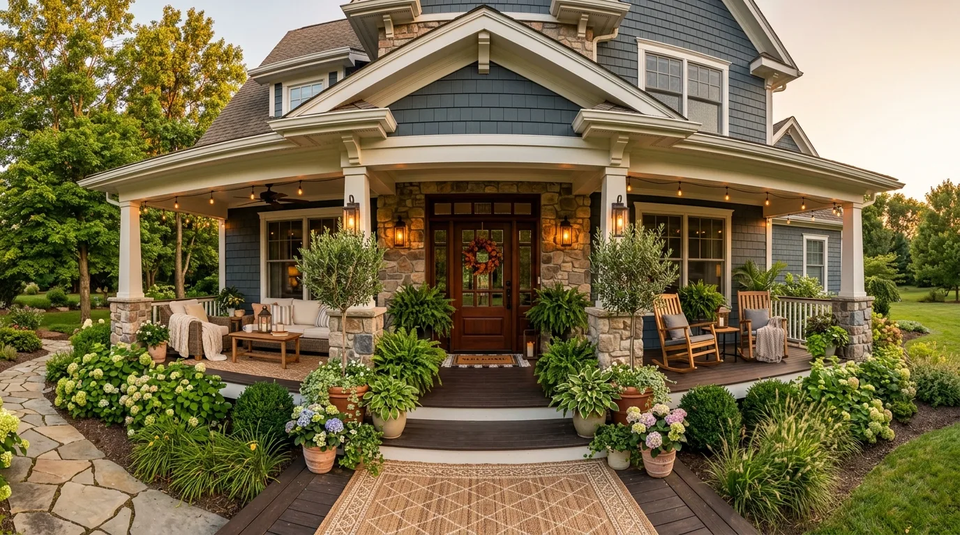 15 Inviting Front Porch Ideas to Boost Your Home's Welcome idea 15