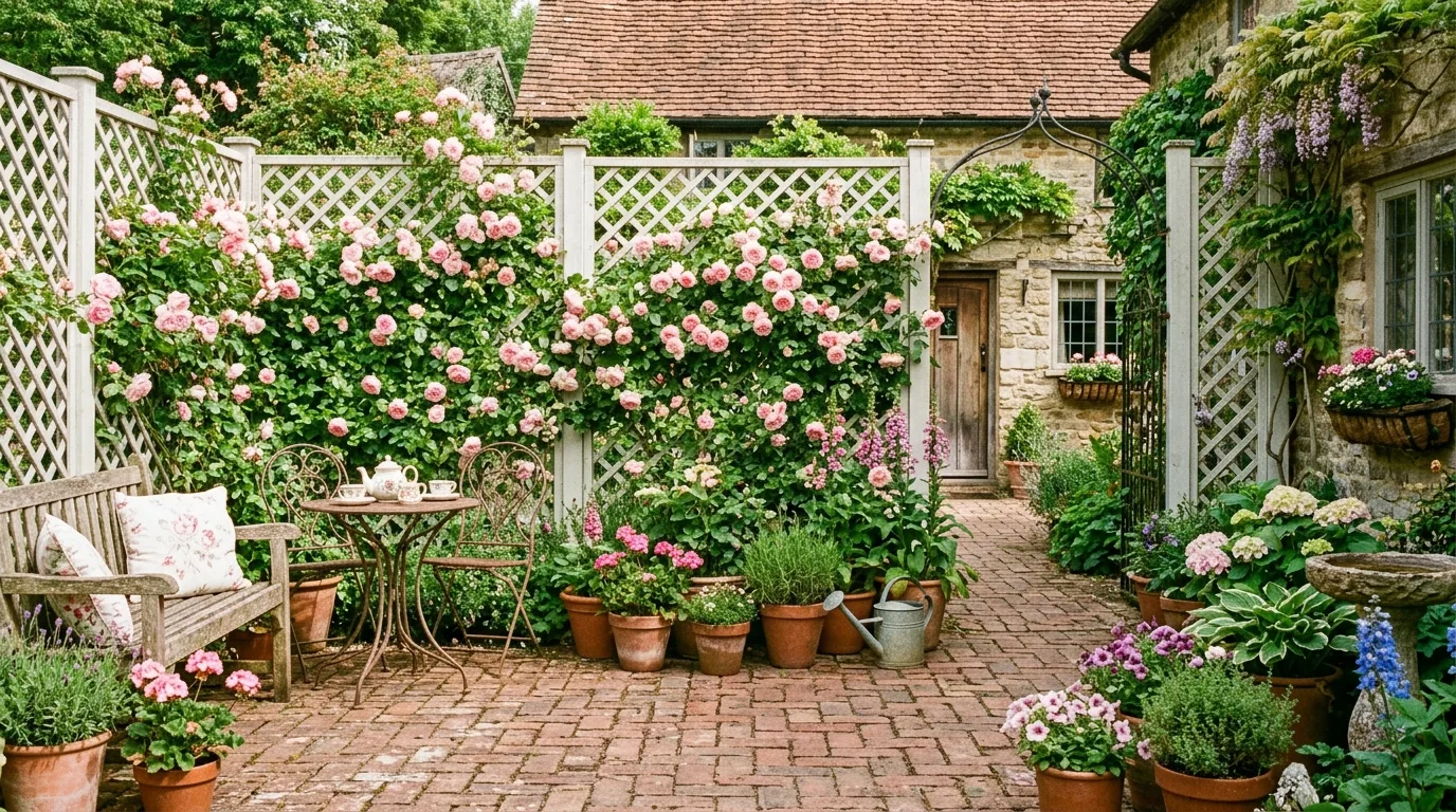 13 Lush Garden Oasis Ideas Using Wooden Dividers Creatively idea 3