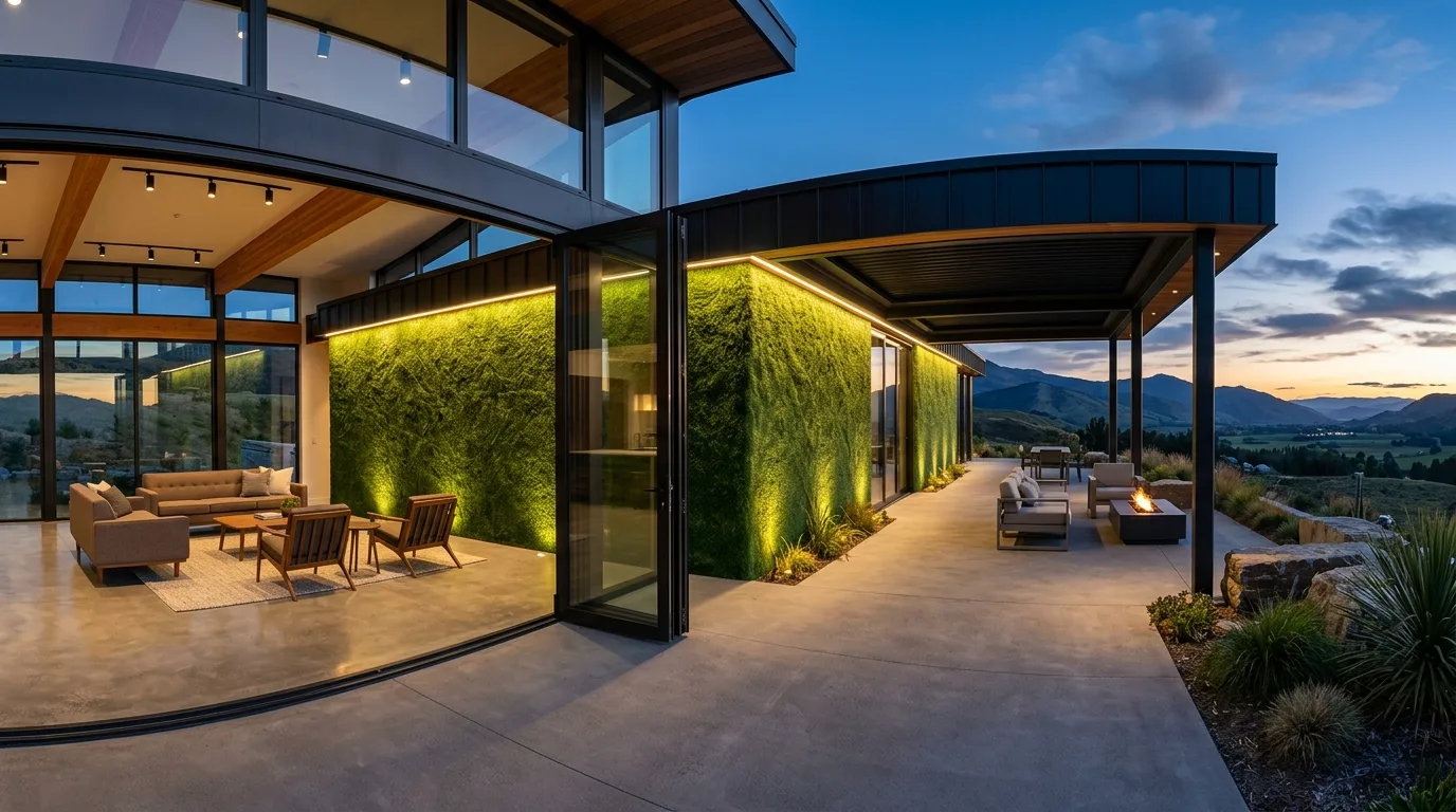 13 Modern Artificial Grass Wall Ideas for Indoor Outdoor Decor idea 13