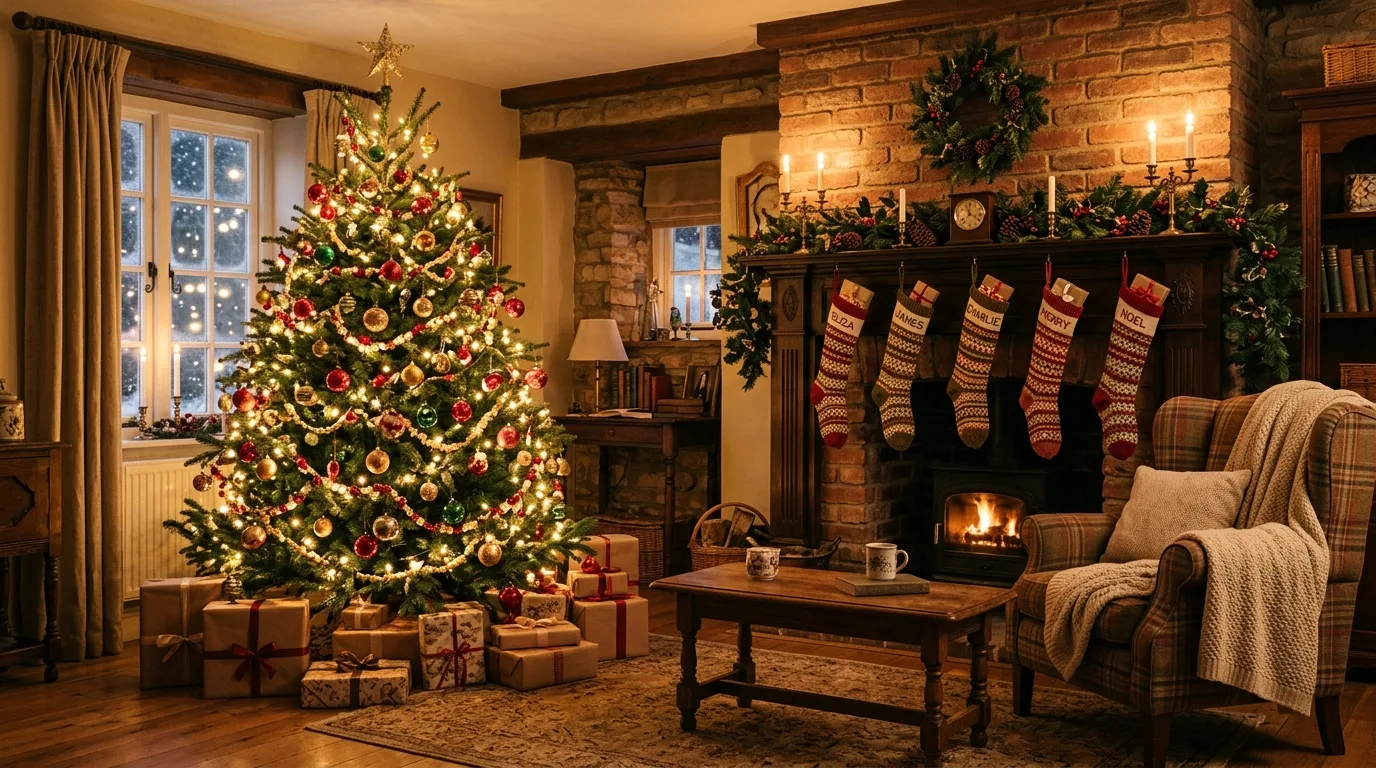 12 Nostalgic Old Fashioned Christmas Decorating Ideas for a Cozy Home