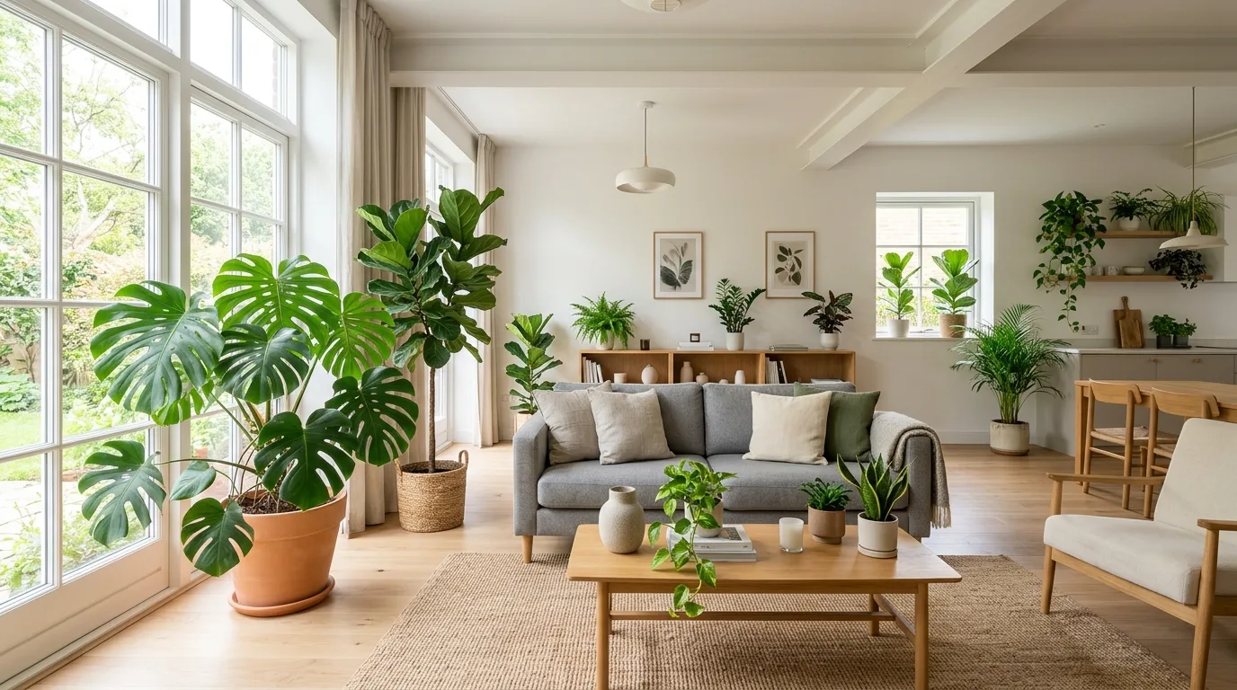14 Plant Filled Living Room Ideas to Transform Your Home