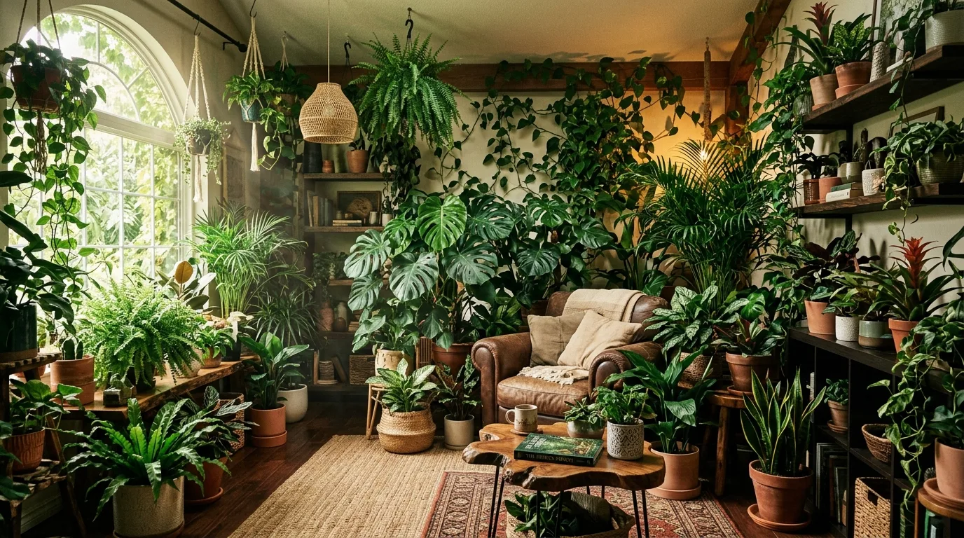 14 Plant Filled Living Room Ideas to Transform Your Home idea 4