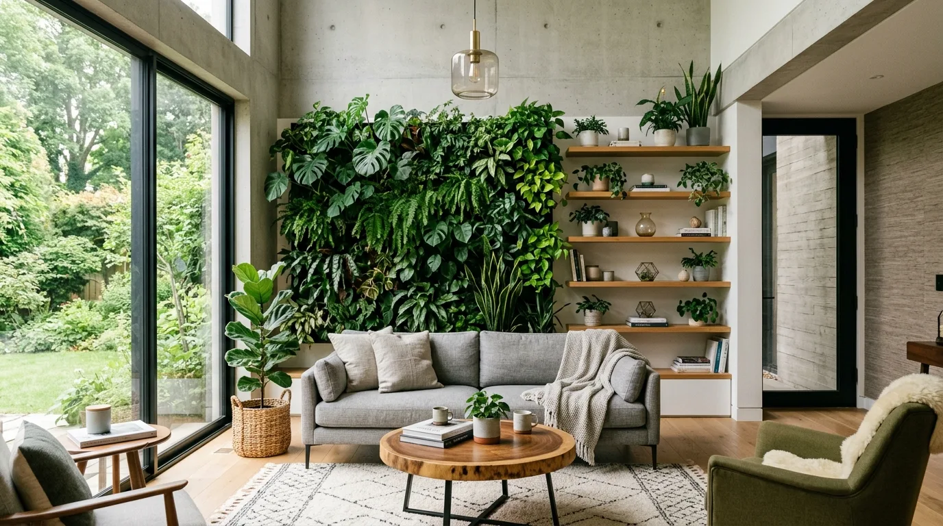 14 Plant Filled Living Room Ideas to Transform Your Home idea 5