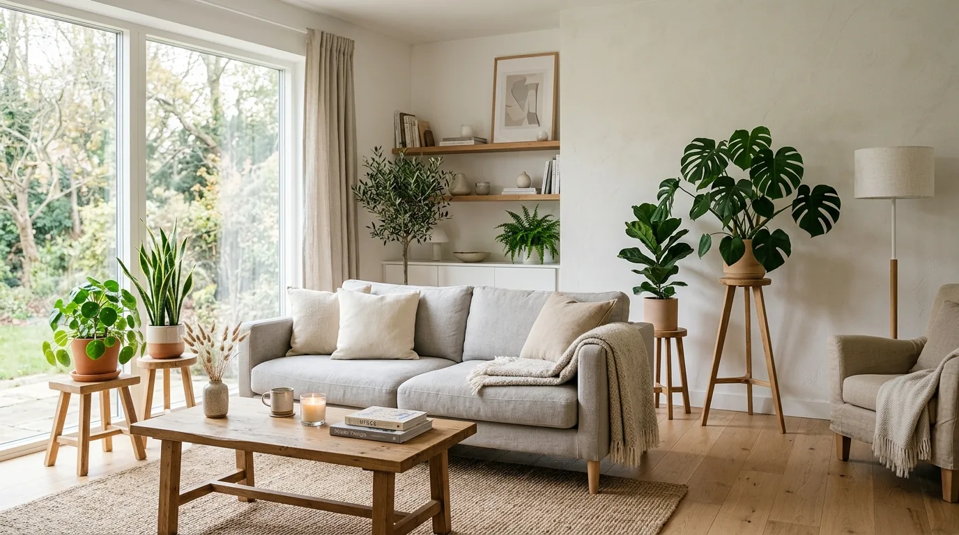 14 Plant Filled Living Room Ideas to Transform Your Home idea 8