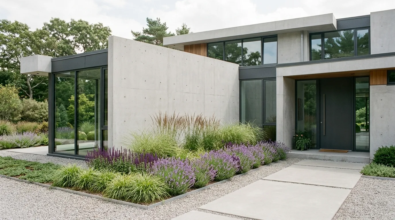 14 Pretty Front Yard Flower Beds Against the House Ideas idea 2