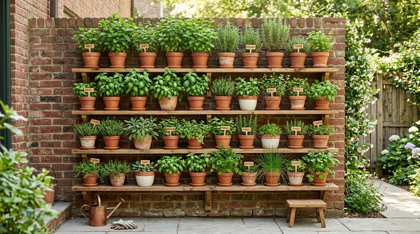 14 Productive Vertical Gardening Ideas for Flowers and Herbs
