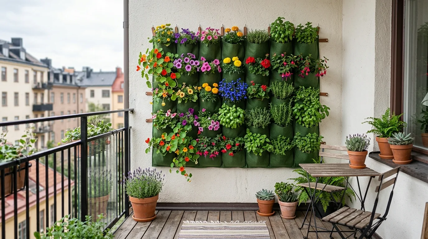 14 Productive Vertical Gardening Ideas for Flowers and Herbs idea 2