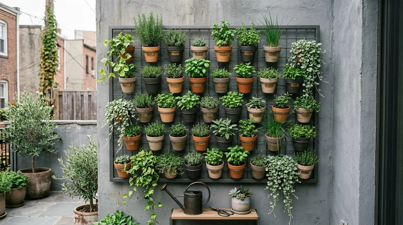 14 Productive Vertical Gardening Ideas for Flowers and Herbs idea 7