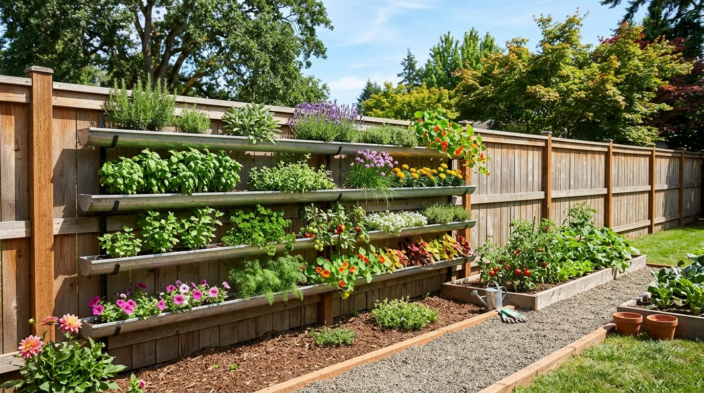 14 Productive Vertical Gardening Ideas for Flowers and Herbs idea 11