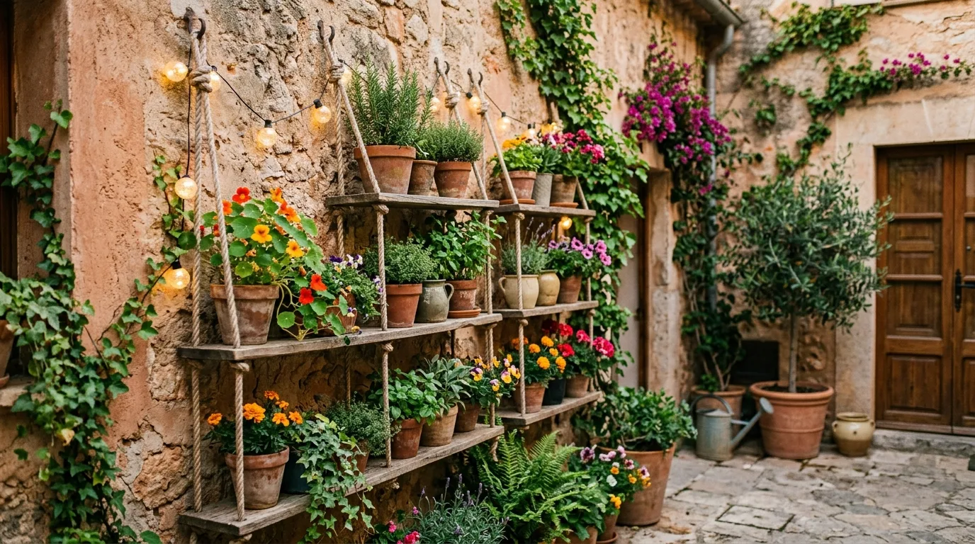 14 Productive Vertical Gardening Ideas for Flowers and Herbs idea 13