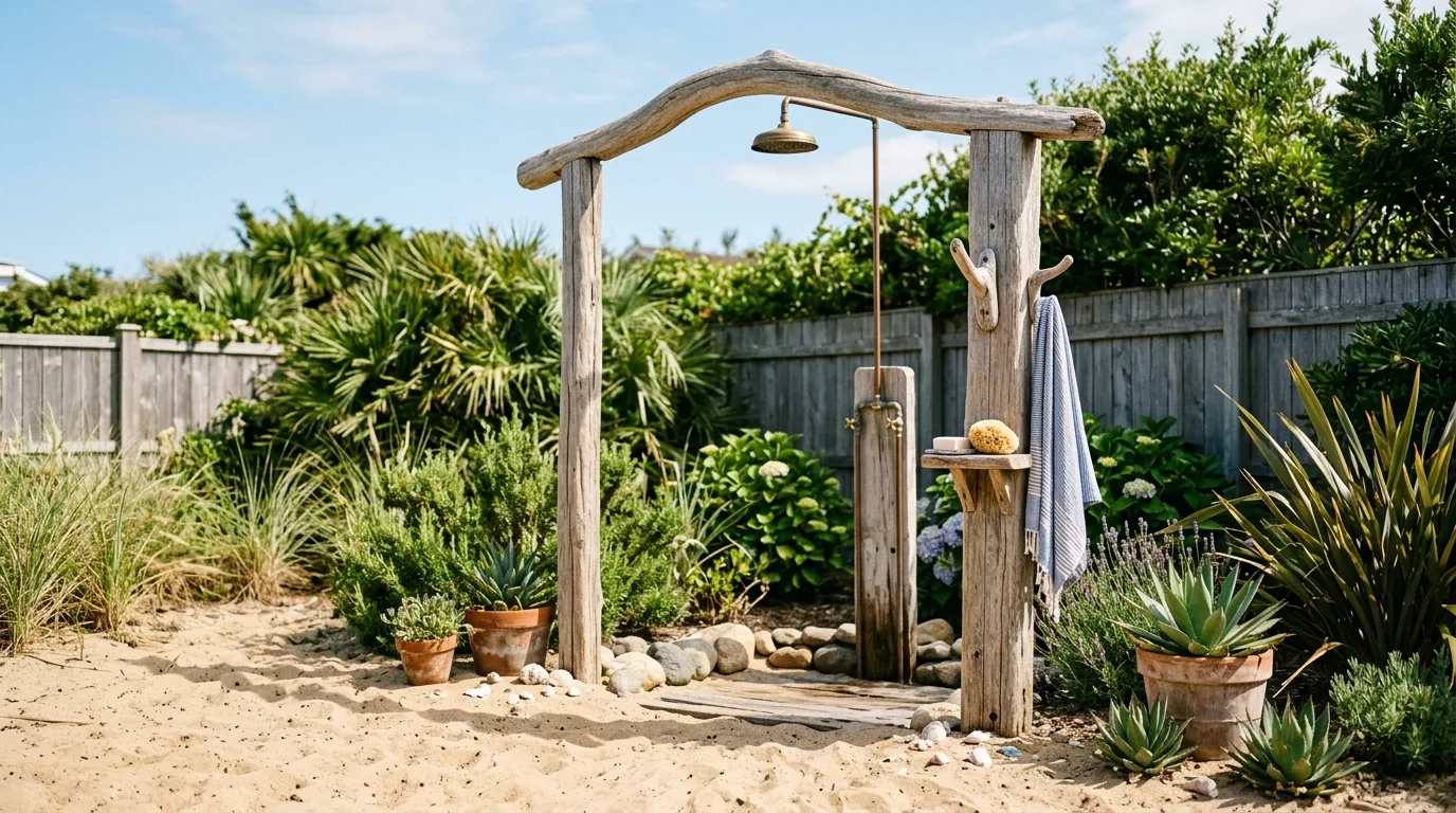 13 Refreshing Outdoor Shower Ideas for Your Backyard Oasis idea 3