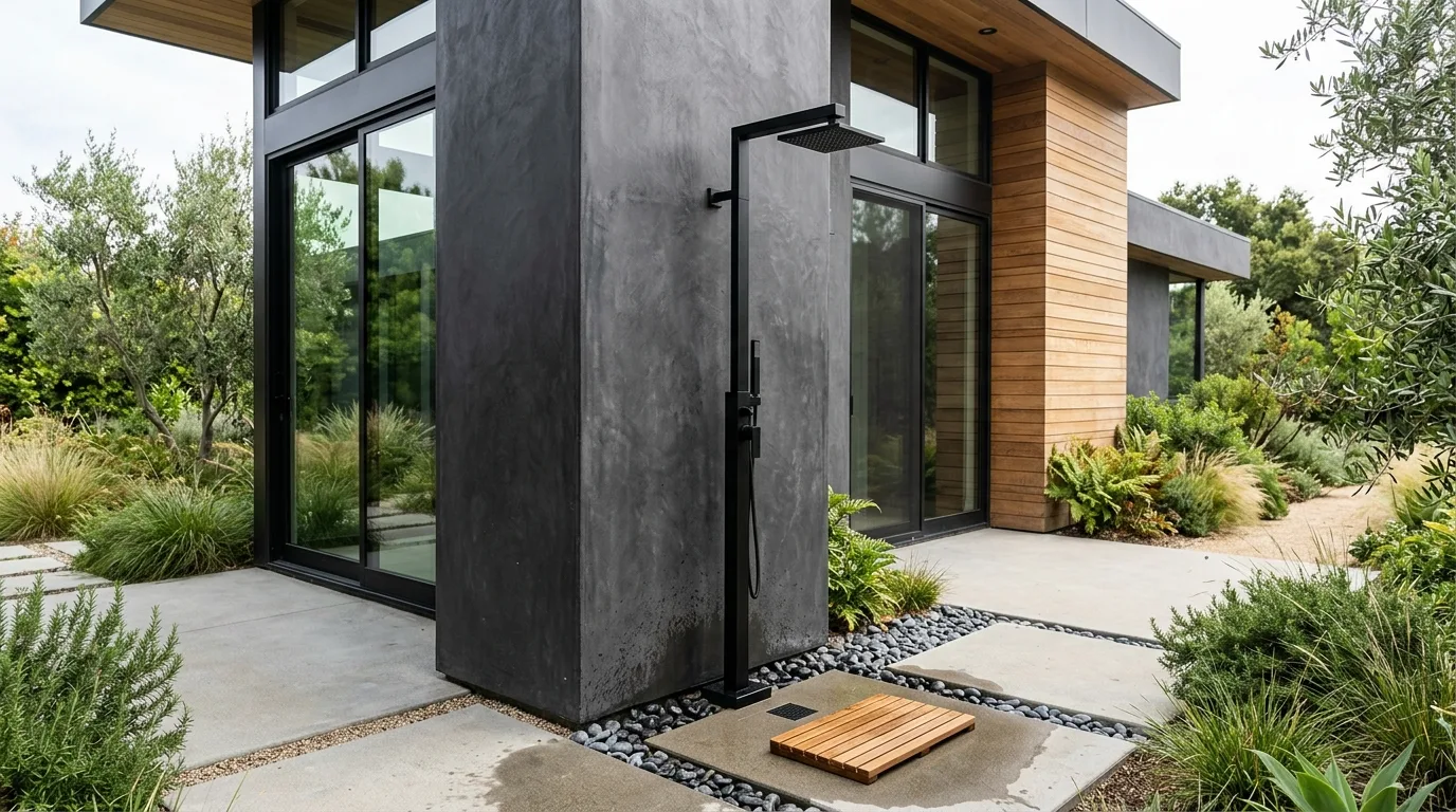 13 Refreshing Outdoor Shower Ideas for Your Backyard Oasis idea 4