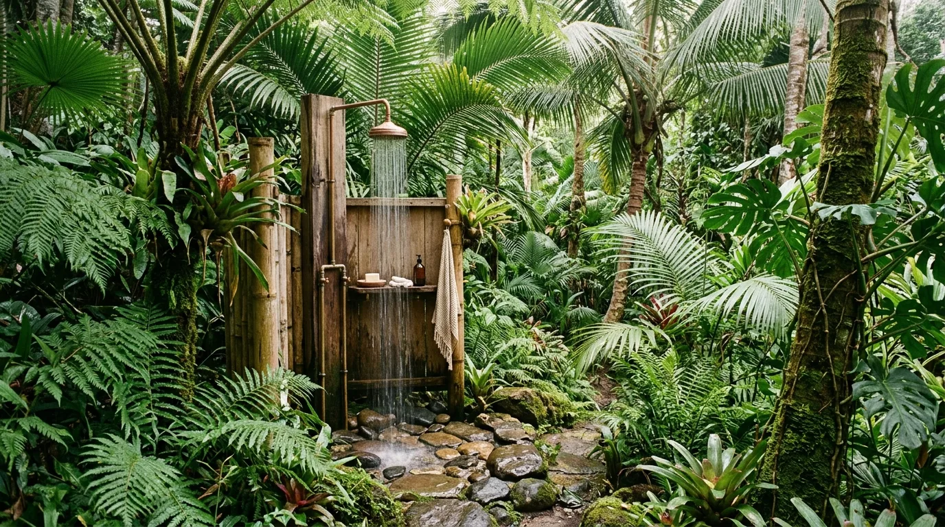 13 Refreshing Outdoor Shower Ideas for Your Backyard Oasis idea 5
