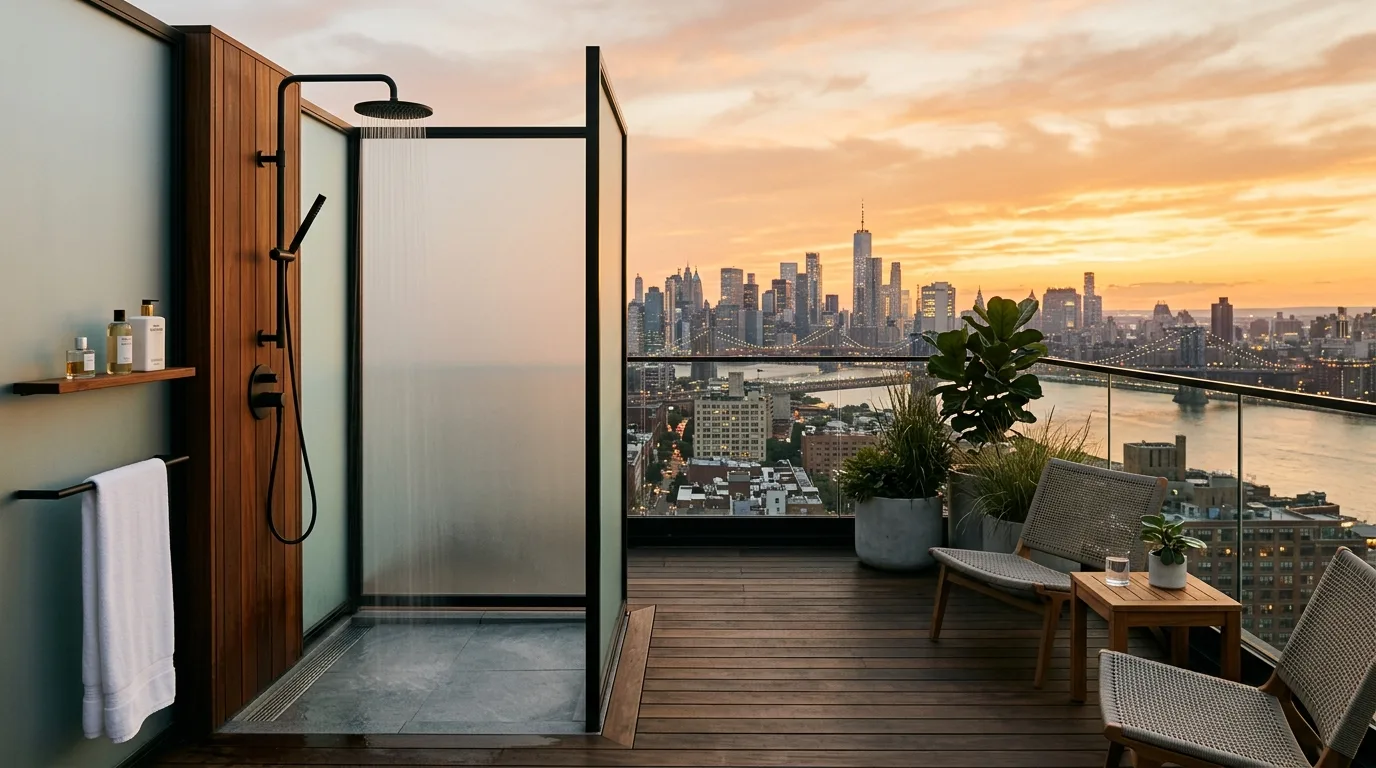 13 Refreshing Outdoor Shower Ideas for Your Backyard Oasis idea 12