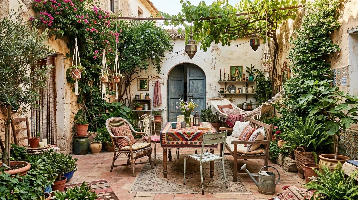 13 Relaxed Boho Patio Ideas for a Free-Spirited Outdoor Vibe idea 9