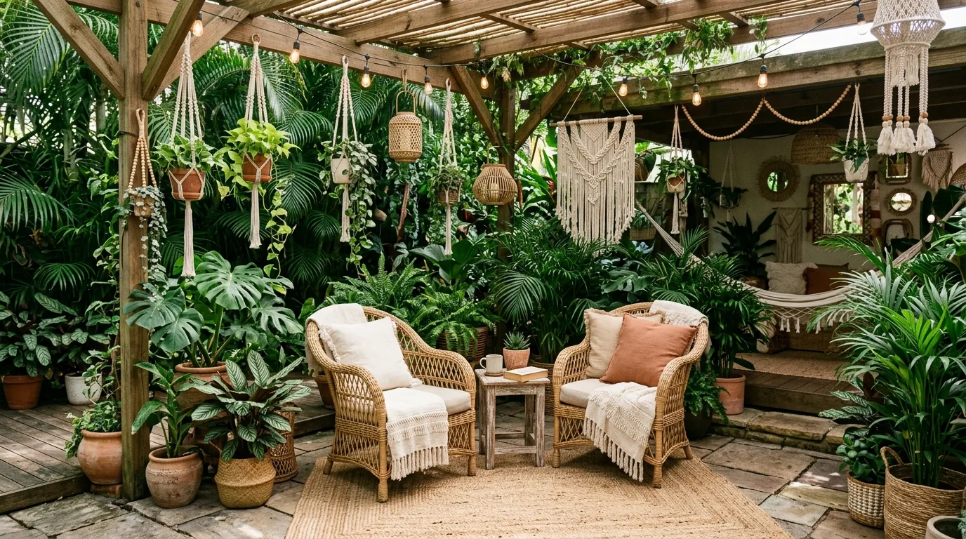 13 Relaxed Boho Patio Ideas for a Free-Spirited Outdoor Vibe idea 11