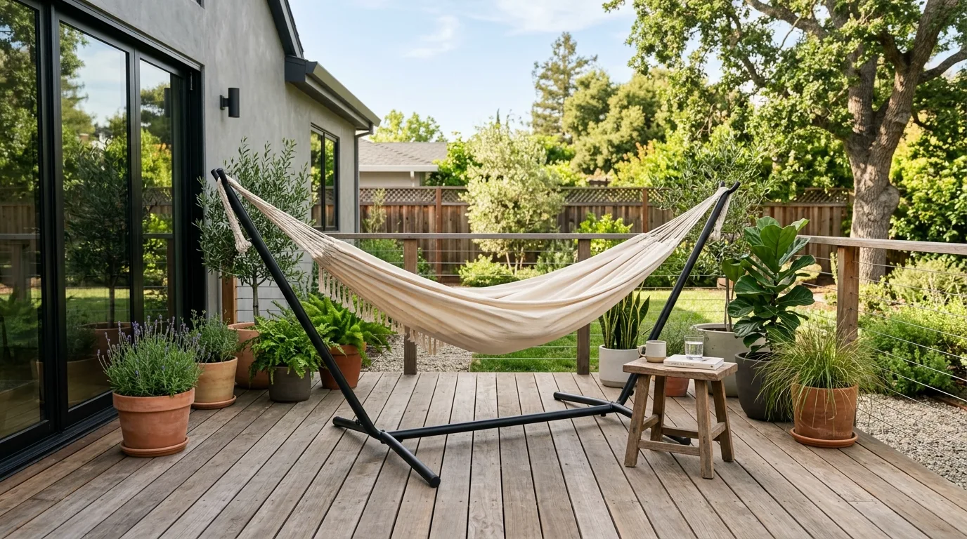 15 Relaxing Hammock Ideas to Turn Your Backyard into an Escape idea 2
