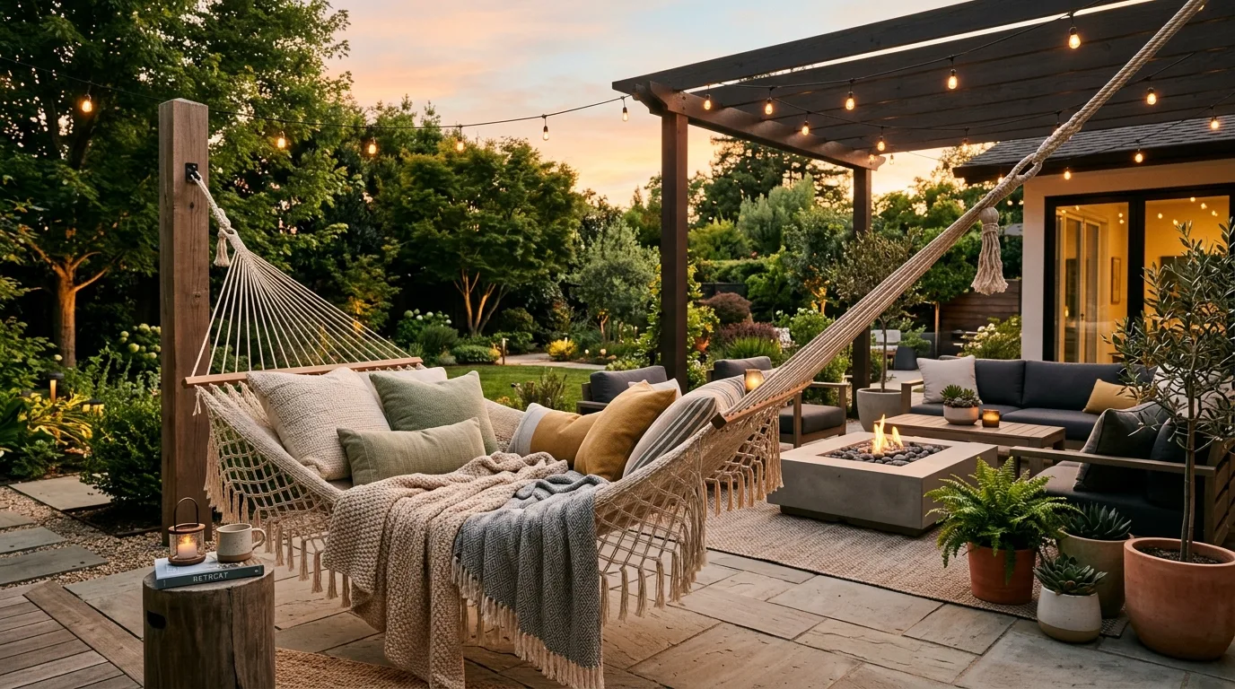 15 Relaxing Hammock Ideas to Turn Your Backyard into an Escape idea 7