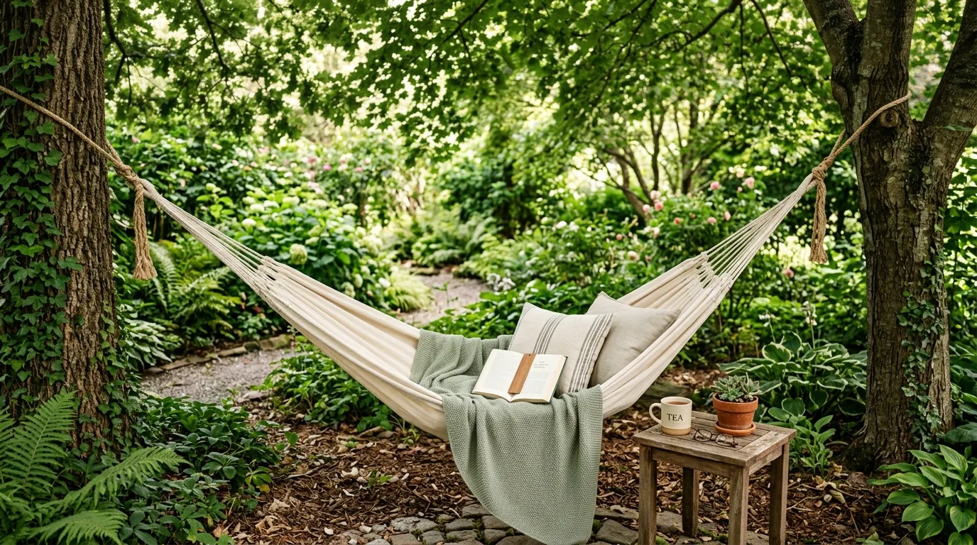 15 Relaxing Hammock Ideas to Turn Your Backyard into an Escape idea 11
