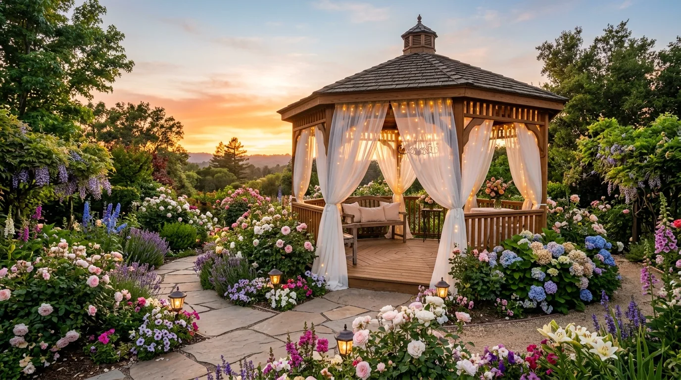 15 Romantic Backyard Garden Ideas for a Dreamy Outdoor Space idea 9