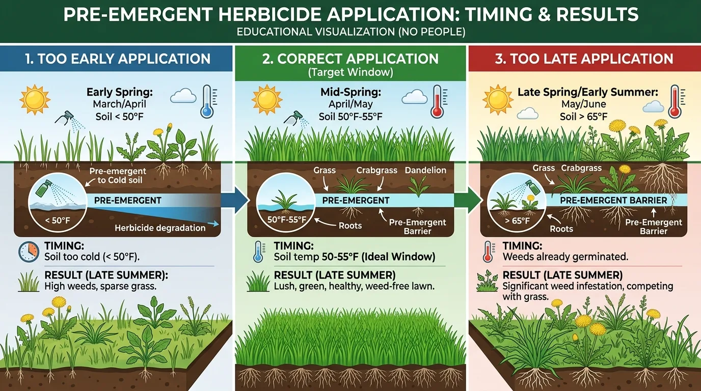 14 Seasonal Timing Guide When to Put Down Pre Emergent idea 14