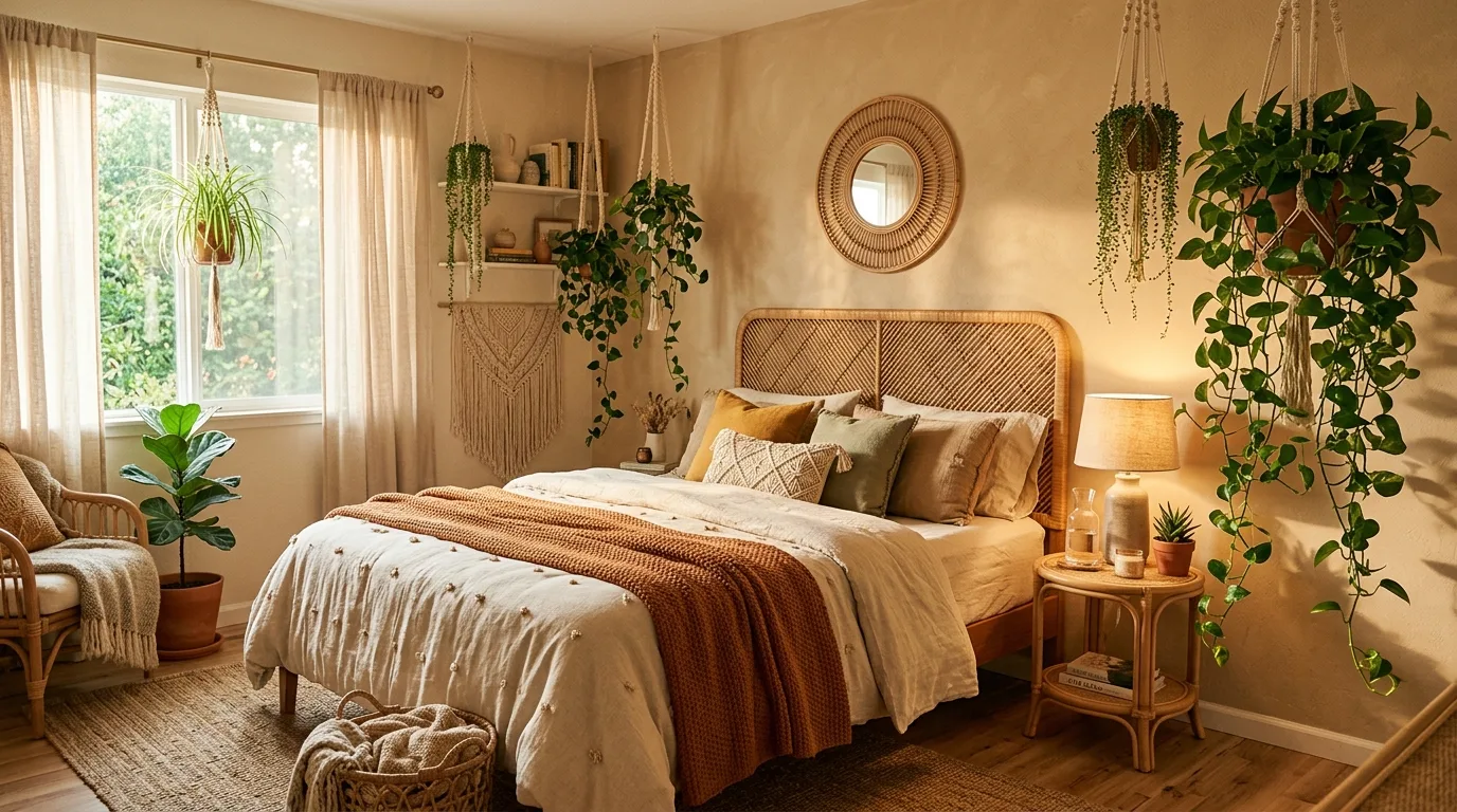 14 Serene Bedroom Ideas Using Plants for Better Sleep idea 7