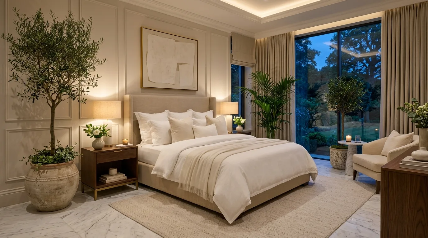 14 Serene Bedroom Ideas Using Plants for Better Sleep idea 13