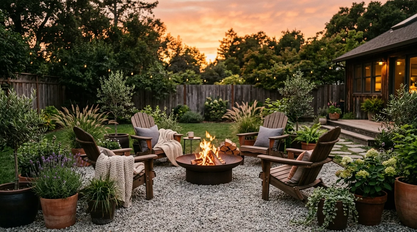 14 Simple Backyard Fire Pit Ideas for Cozy Gathering Spots idea 7