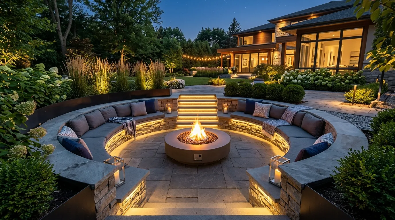 14 Simple Backyard Fire Pit Ideas for Cozy Gathering Spots idea 12