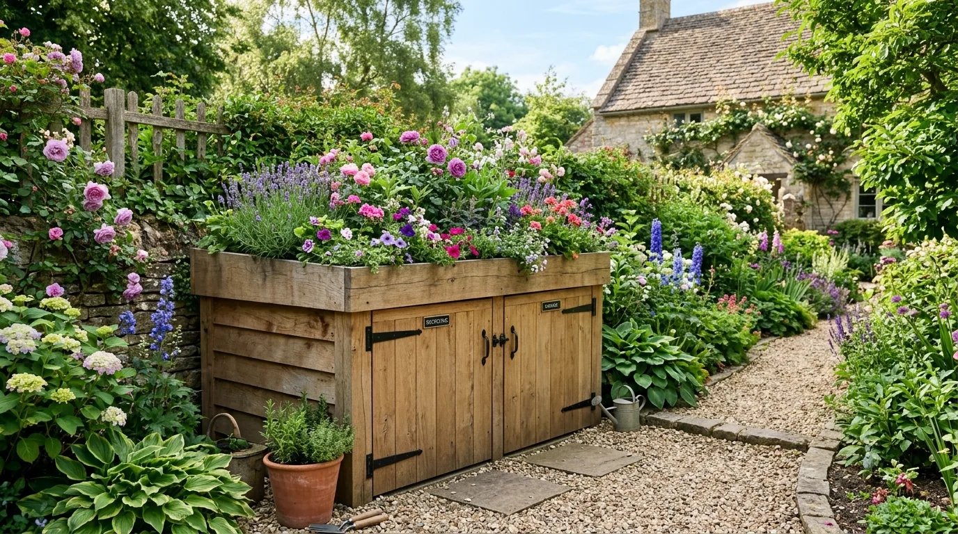 14 Simple Outdoor Garbage Storage Ideas That Hide the Bins idea 8