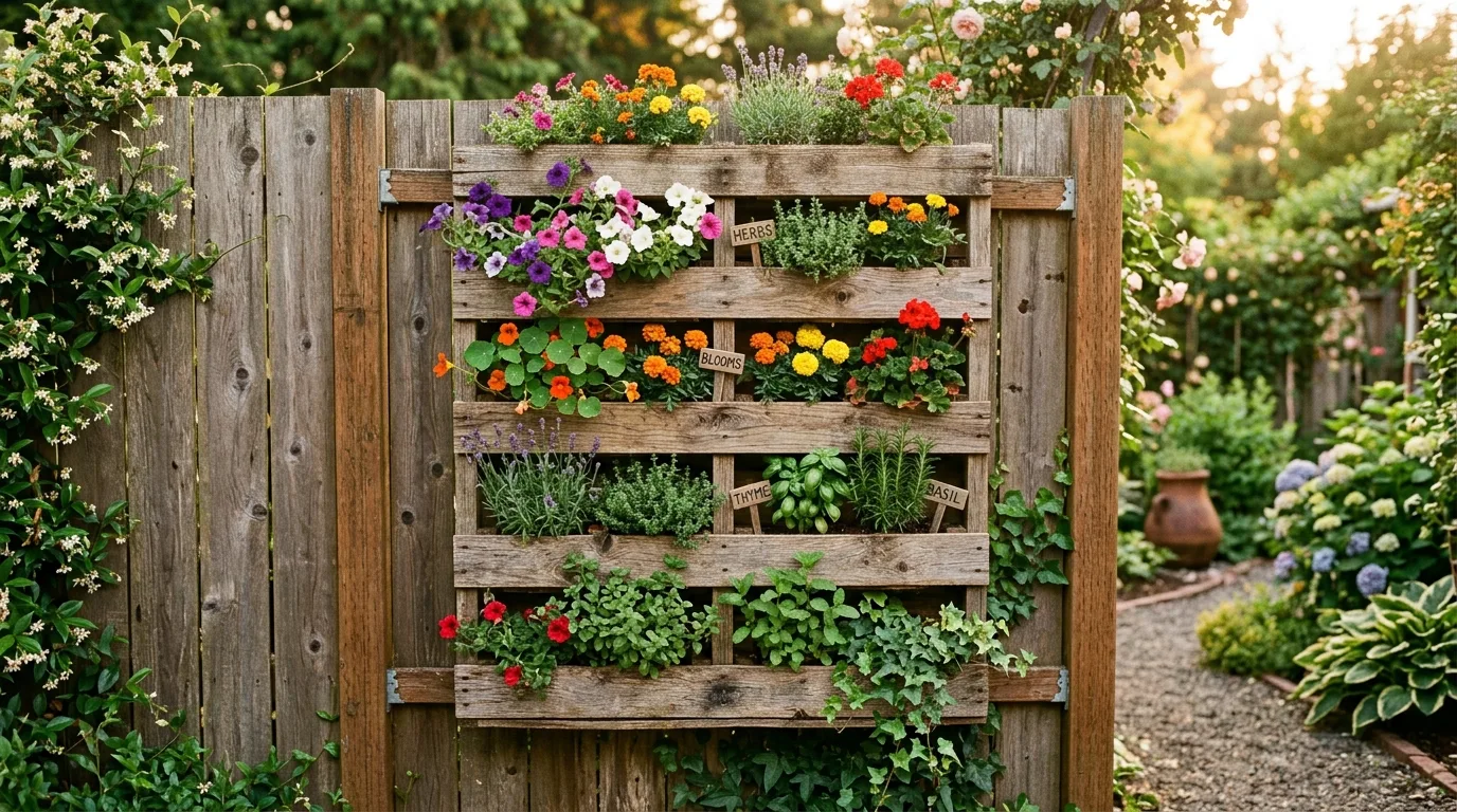 12 Simple Outdoor Wall Planter Ideas for a Living Wall idea 2
