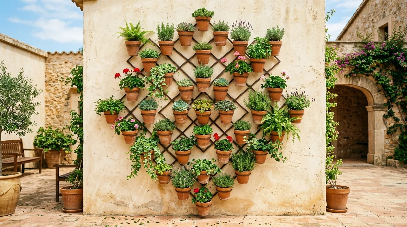 12 Simple Outdoor Wall Planter Ideas for a Living Wall idea 3