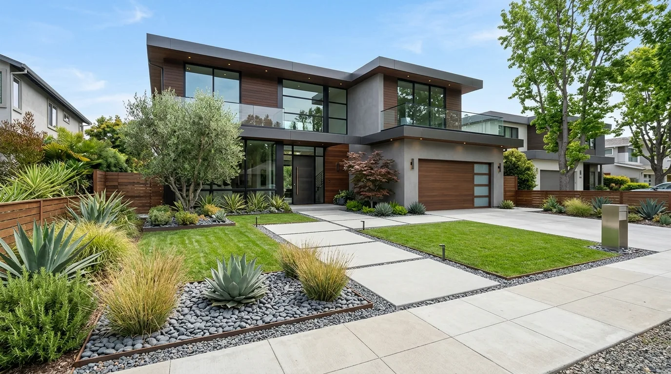 12 Sleek Modern Front Yard Ideas for Contemporary Curb Appeal