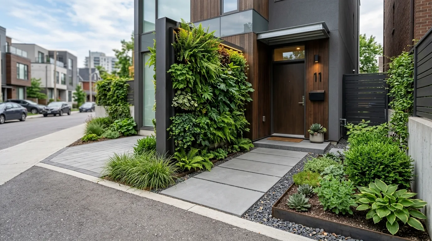 12 Sleek Modern Front Yard Ideas for Contemporary Curb Appeal idea 11
