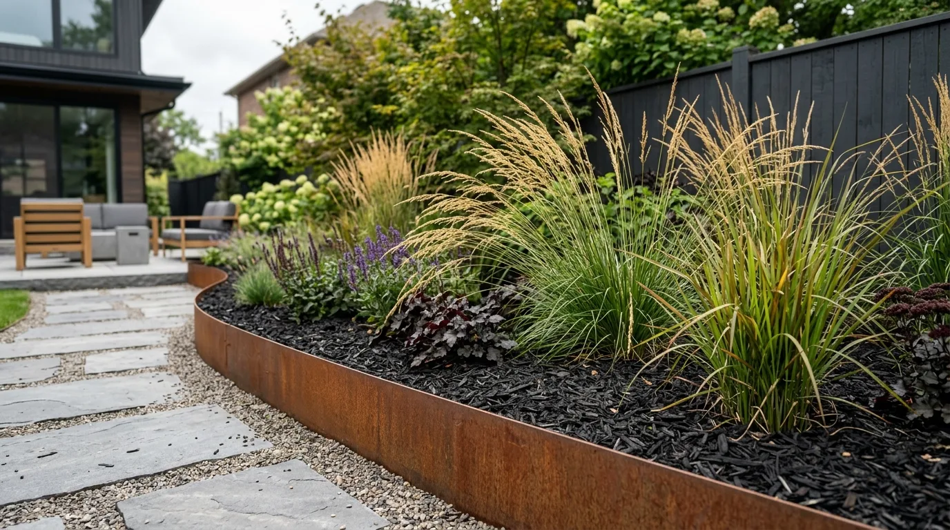 12 Sleek Modern Garden Edging Ideas for a Contemporary Landscape idea 3