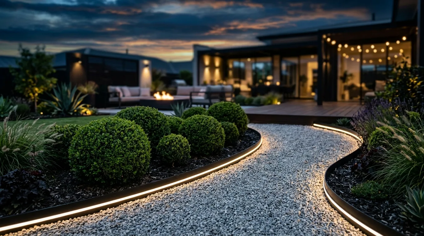 12 Sleek Modern Garden Edging Ideas for a Contemporary Landscape idea 5